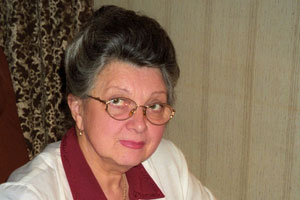 2001 год. Элеонора Александровна Магалиф во время консультативного приёма.